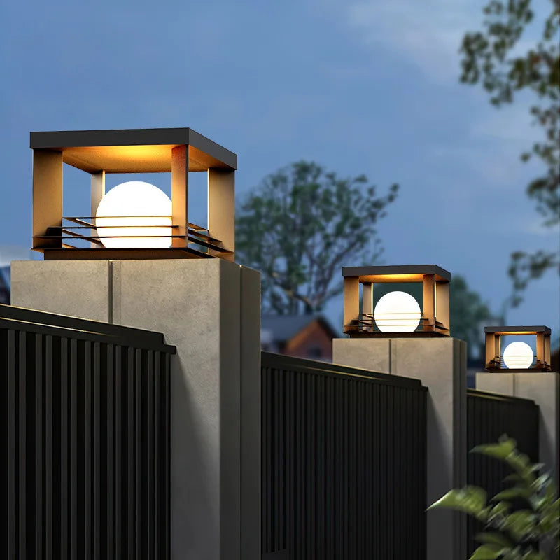 Solar Pillar Lamp | Premium Quality
