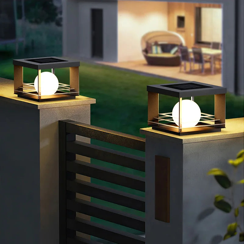 Solar Pillar Lamp | Premium Quality