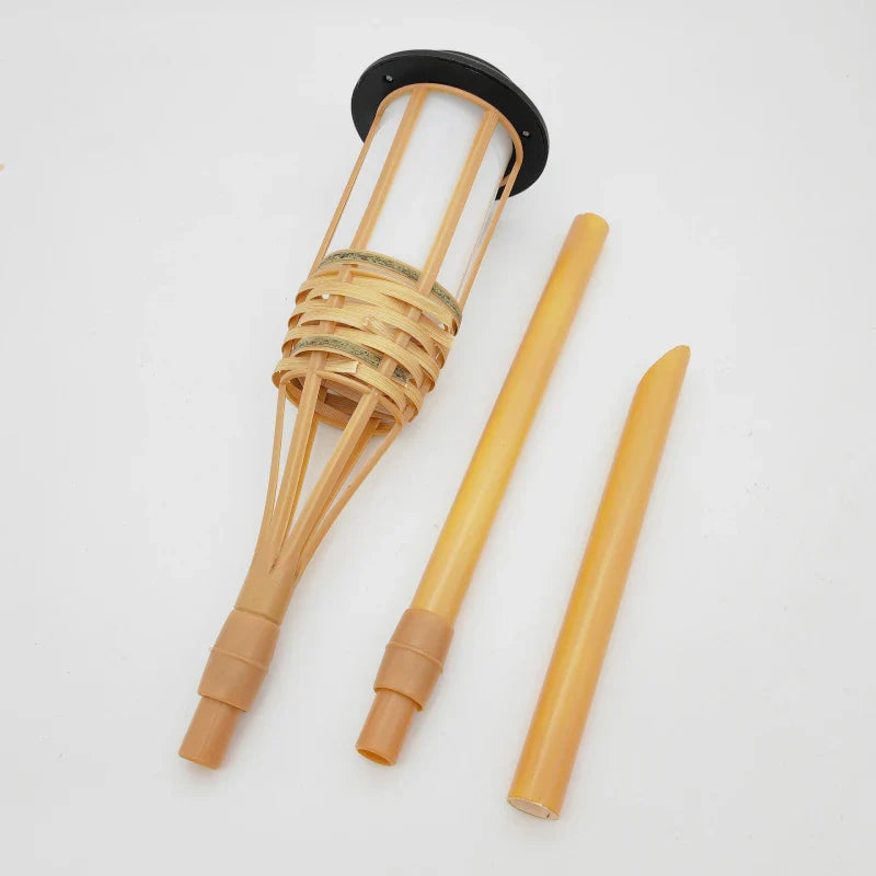 Solar Tiki Torch 5-Piece Set | Premium Quality