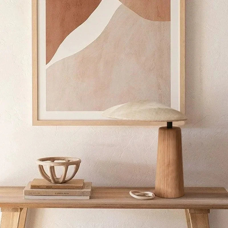 Wabi Sabi Linen Table Lamp | Premium Quality