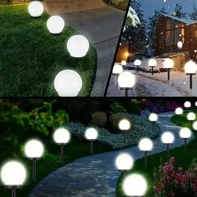 Solar Pathway Globe Lights | Premium Quality