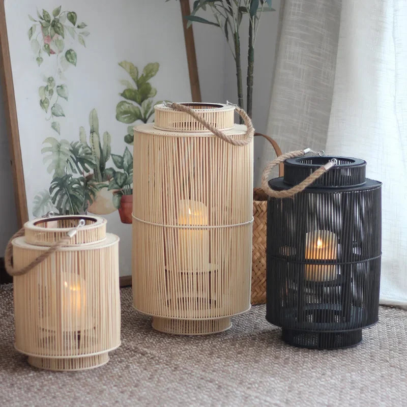 Imitation Bamboo LED Candle Lantern | Premium Quality